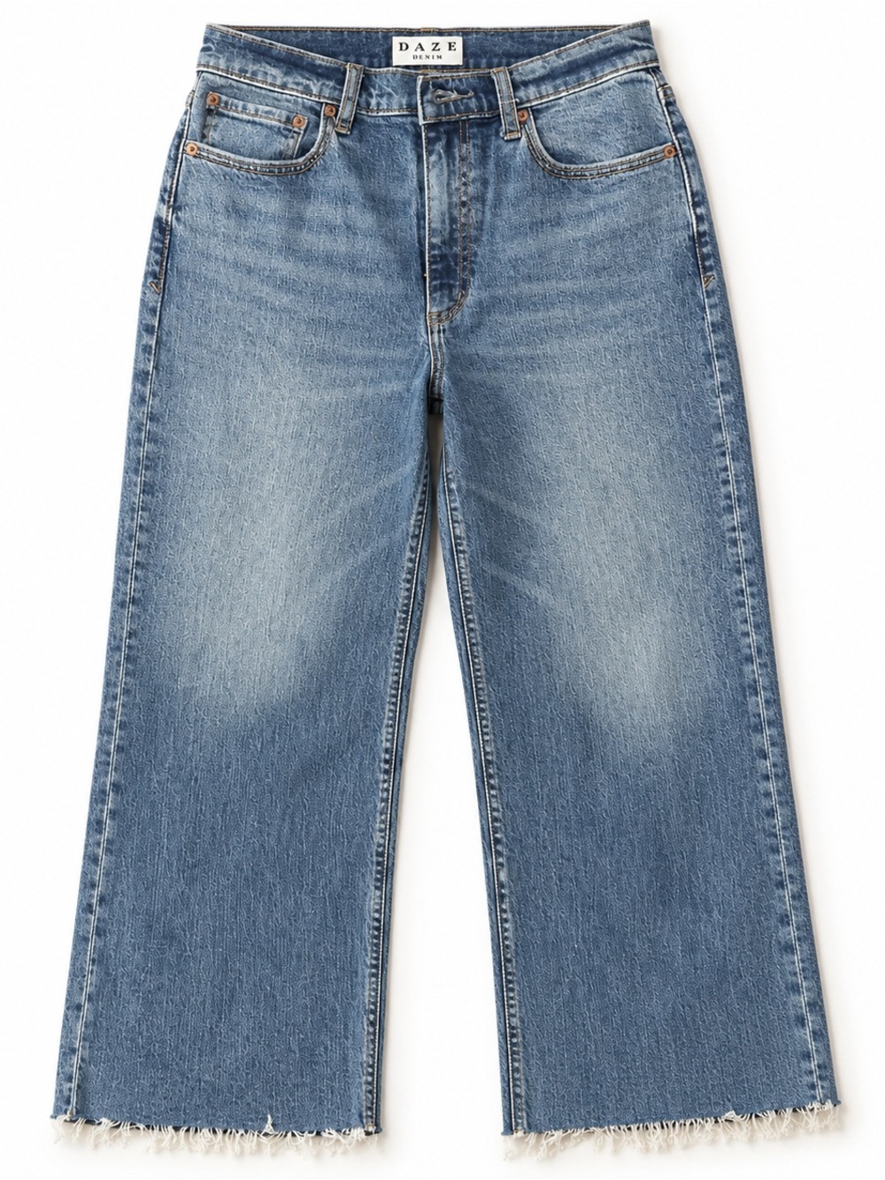 DAZE Denim Far Out High-Rise Wide-Leg Jeans – Size 28 – NWT